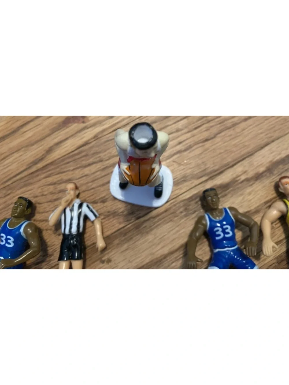 Lot of Cake Toppers –Vintage 90s Sports Basketball Player(s) Hoop(s) Referee(s)